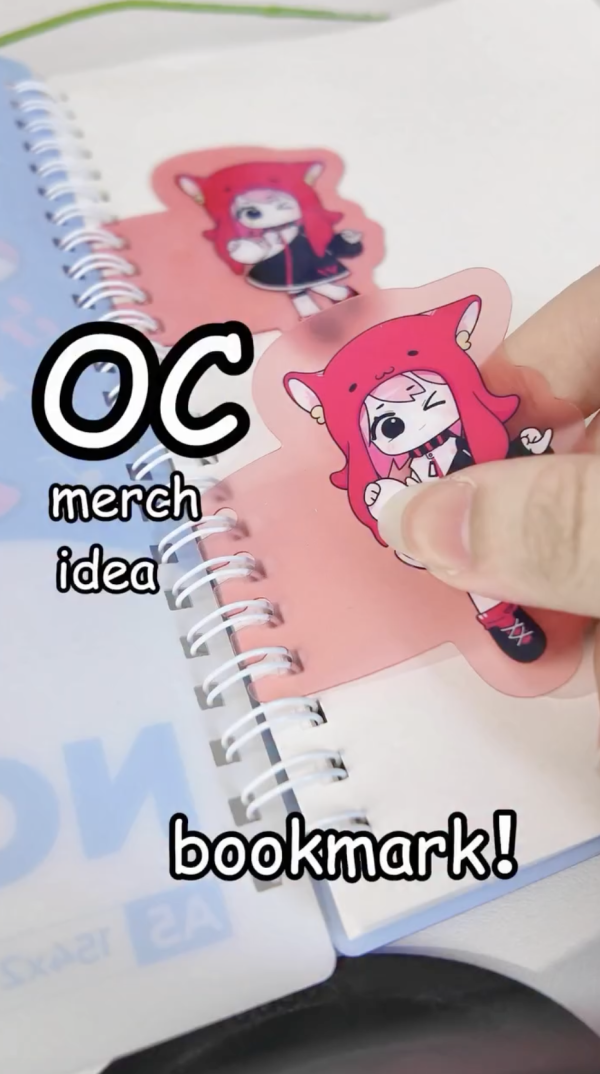 Customize an insertable bookmark for your character now!