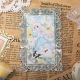Custom Holographic Liquid Sliver Lace Postcards
