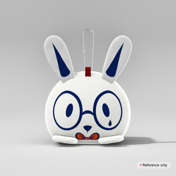 Educational Bunny Mochikororin Plush Keychains
