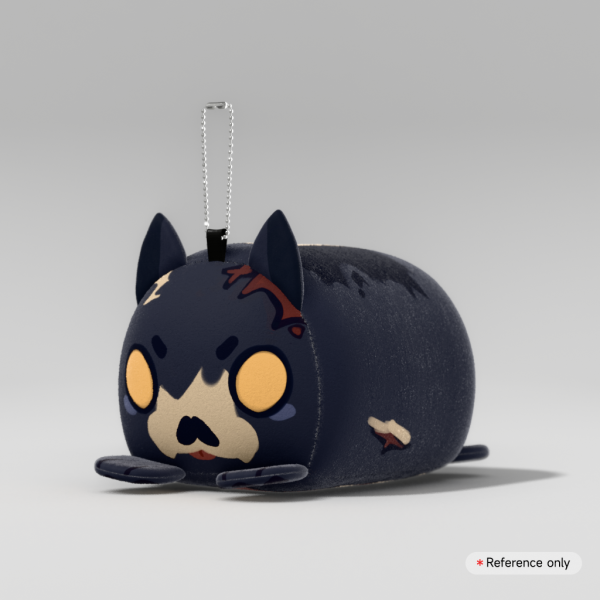 Hellhound Mochikororin Plush Keychain