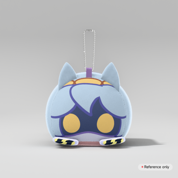 V Cat Plush Keychain