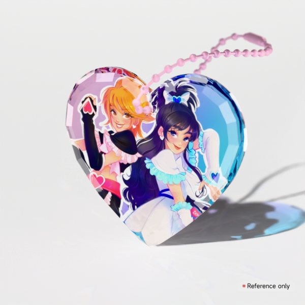 Gemstone Acrylic Block Keychains