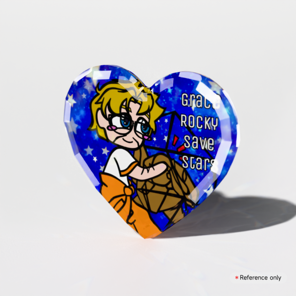 Project Hail Mary 'Save Stars' Gemstone Thick Acrylic Block