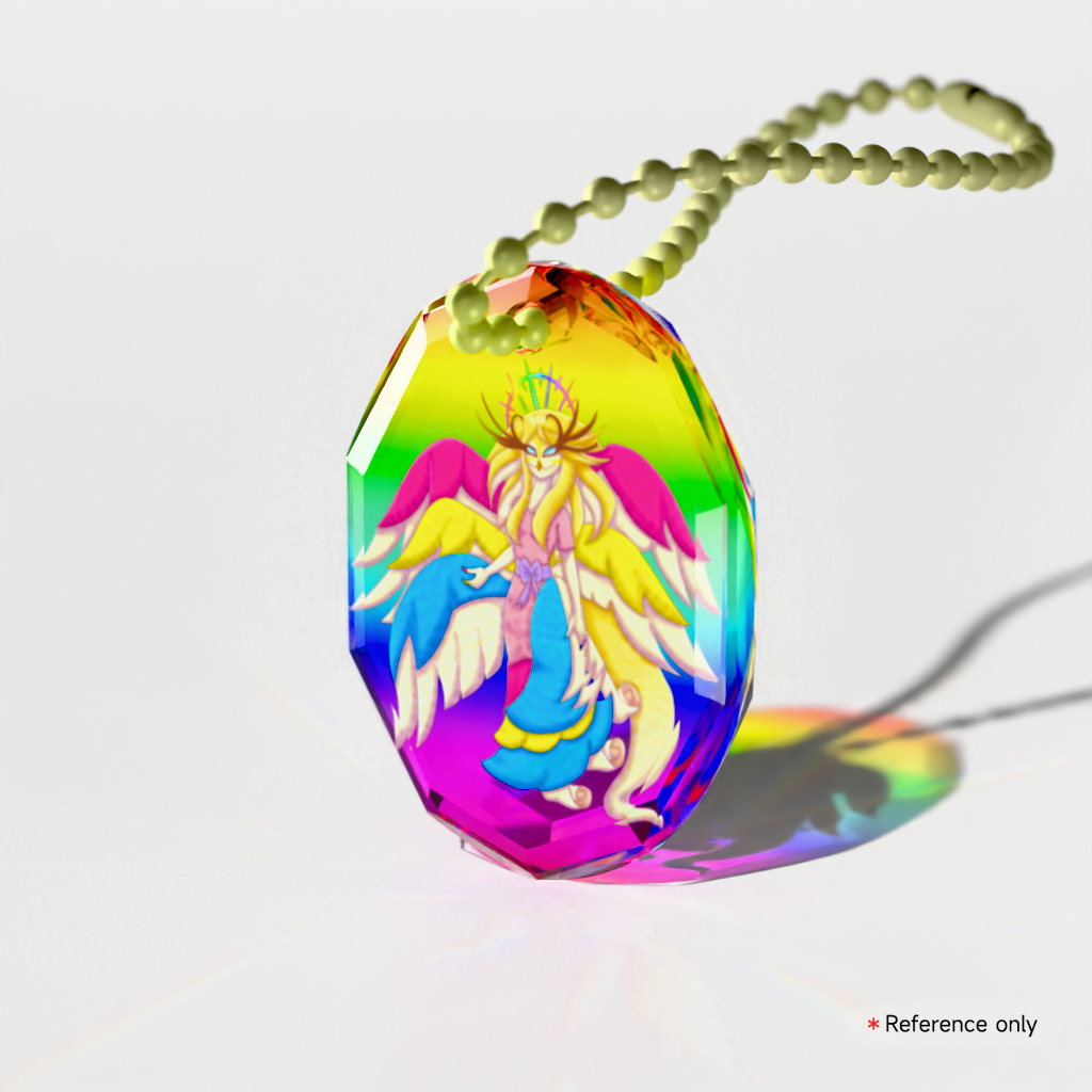 Speaker of God Gemstone Keychain