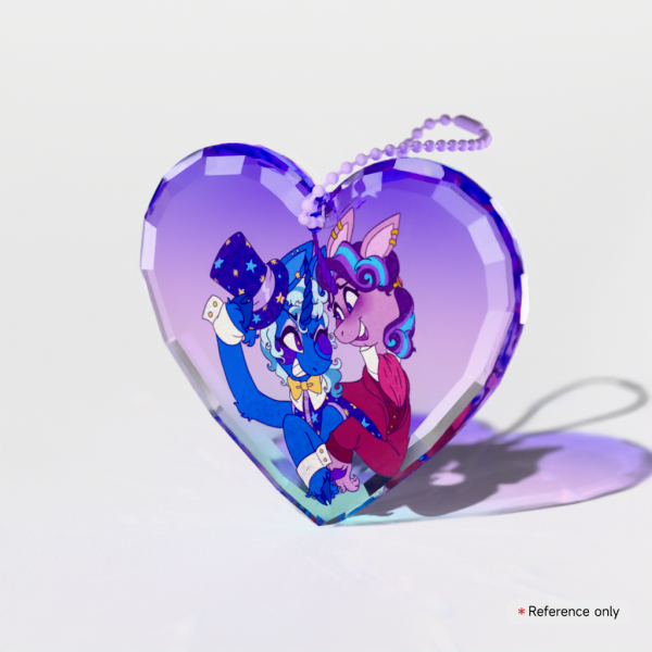 StarTrix Yuri - Gemstone Acrylic Keychain