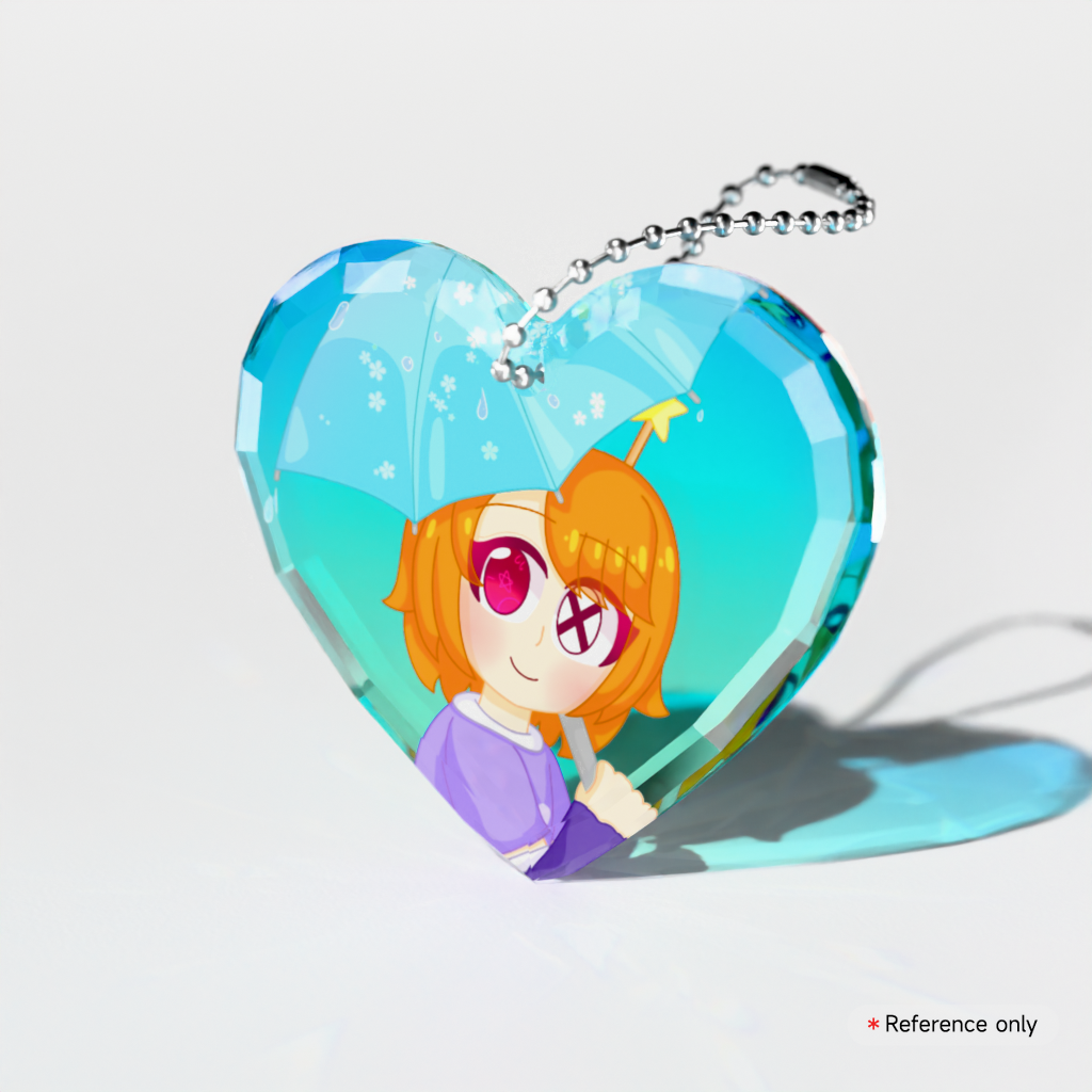 Zimi Rain Gemstone Keychain