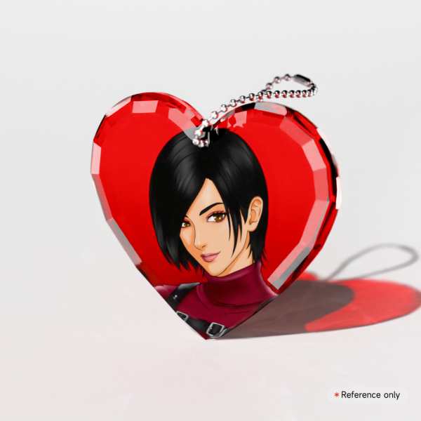 Ada Wong Gemstone Thick Acrylic Block Keychain (Resident Evil 4 Remake)
