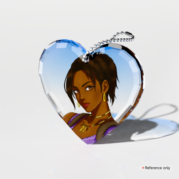 Sheva Alomar Gemstone Thick Acrylic Block Keychain (Resident Evil 5)