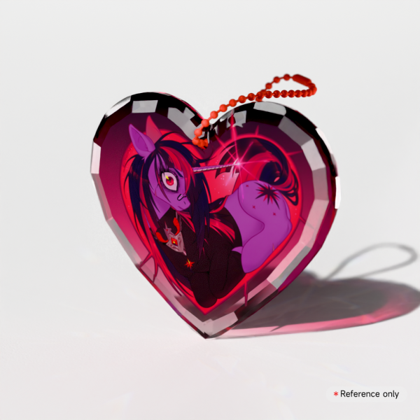 Gemstone Evil Twilight S. AU Keychain