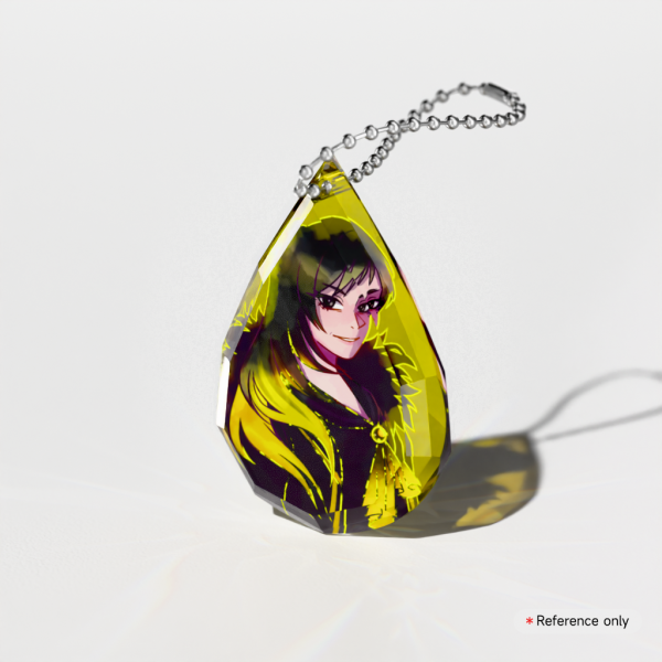 Gemstone Acrylic Keychain - Binah