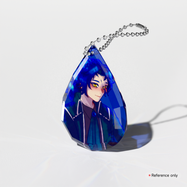 Gemstone Acrylic Keychain - Chesed