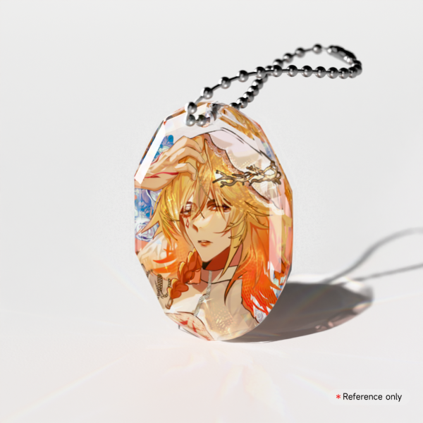 Mydeimos | Gemstone Thick Acrylic Block Keychains