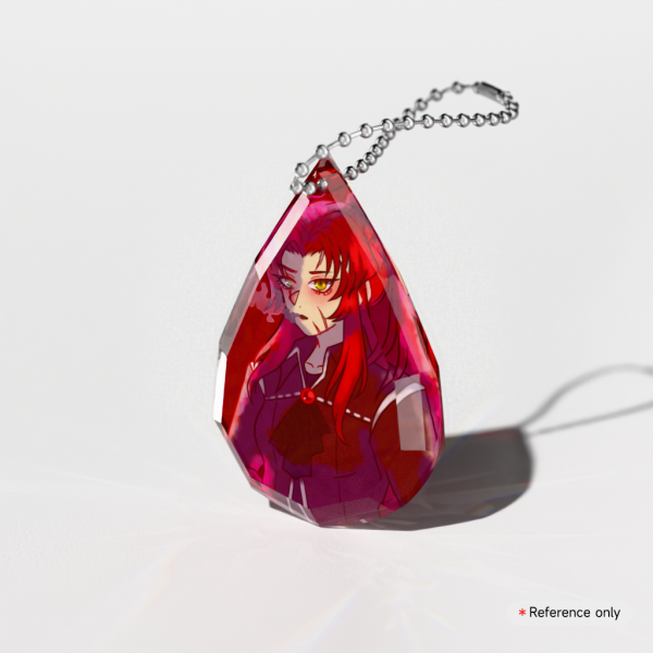 Gemstone Acrylic Keychain - Gebura