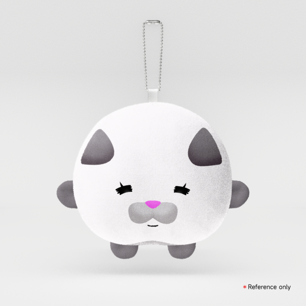 [TRIBE NINE] ZeroNui Mochi Face Plush Keychain