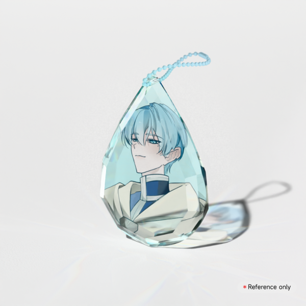Himmel Gemstone Thick Acrylic Block Keychains