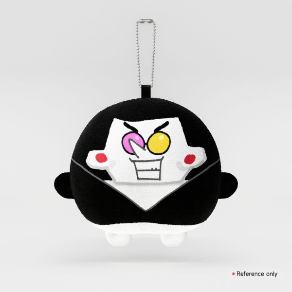 Spamton Mochi Face Plush Keychain || Deltarune