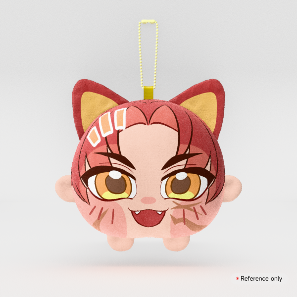 [OC] Yuki Mochi Face Plush Keychain