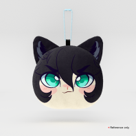 Seluna Mochi Face Plush Keychain