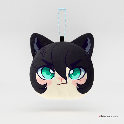 Seluna Mochi Face Plush Keychain
