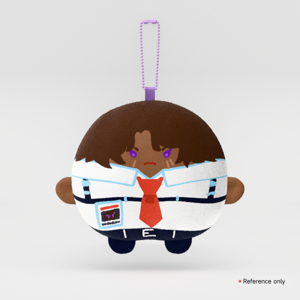 Heathcliff Mochi Face Plush Keychain || Limbus Company