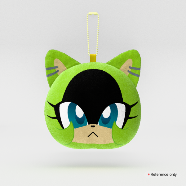 Surge the Tenrec "Stare" Mochi Face Plush Keychain
