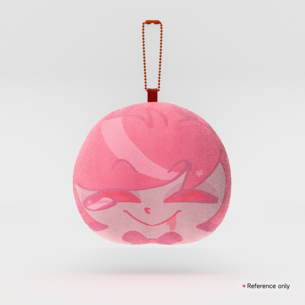 Hazbin Hotel Alastor Mochi Face Plush Keychain