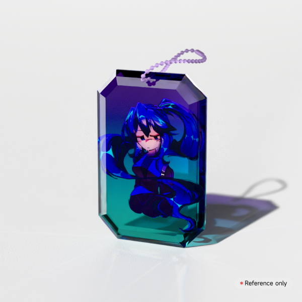 ANNO: Mutationem Gemstone Thick Acrylic Block Keychain٭✧