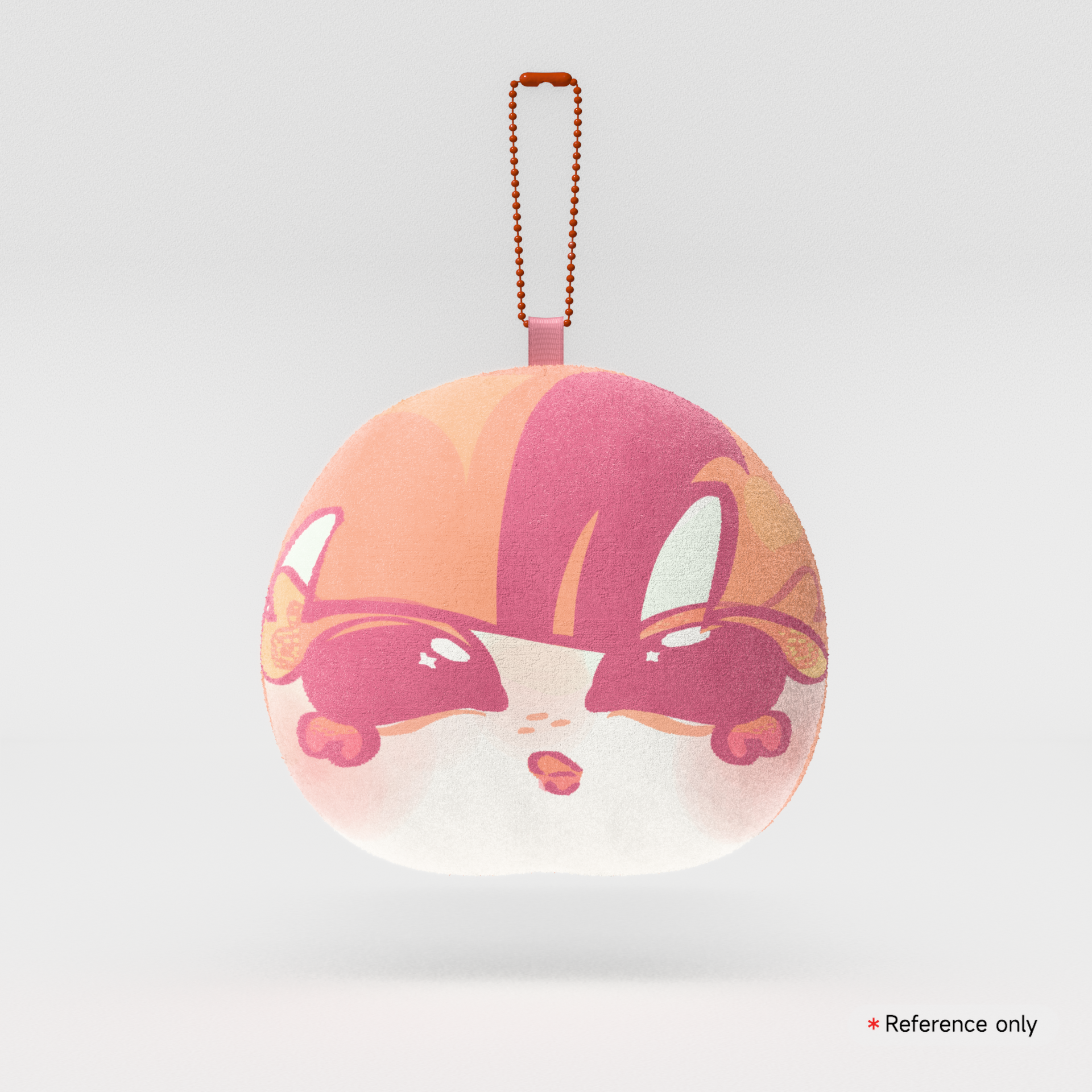 Hazbin Hotel Goldie / Fishsnack Mochi Face Plush Keychain