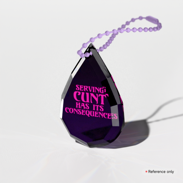Vampire Lestat - Consequences Dark Teardrop Keychain