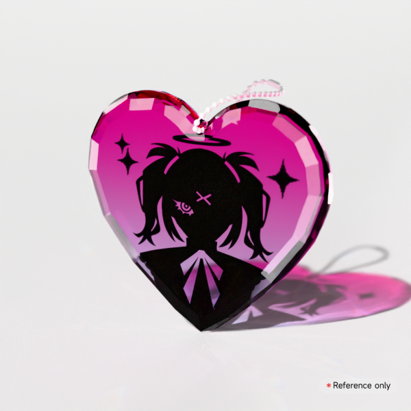 Ame Gemstone Acrylic Block Keychain