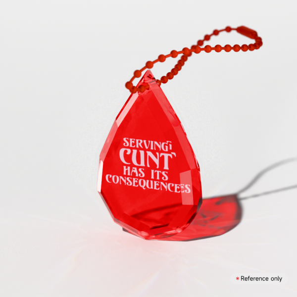 Vampire Lestat - Consequences Blood Teardrop Keychain