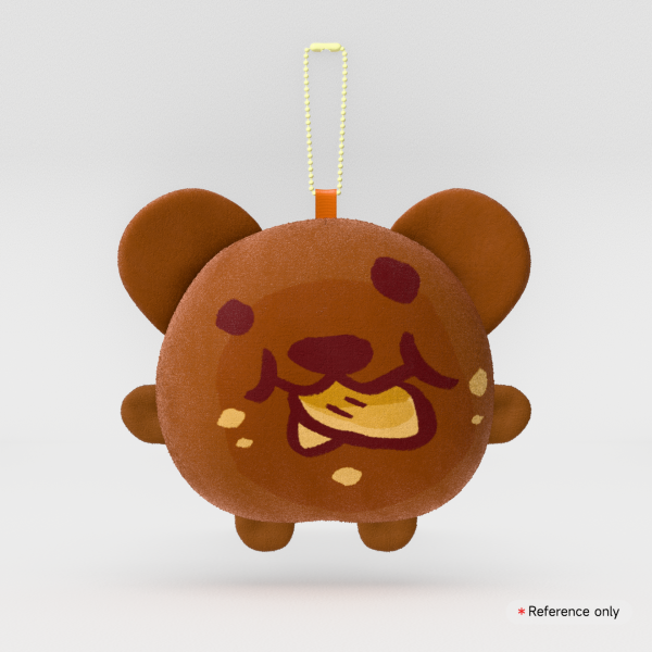 Hungry Bear Plush Keychain