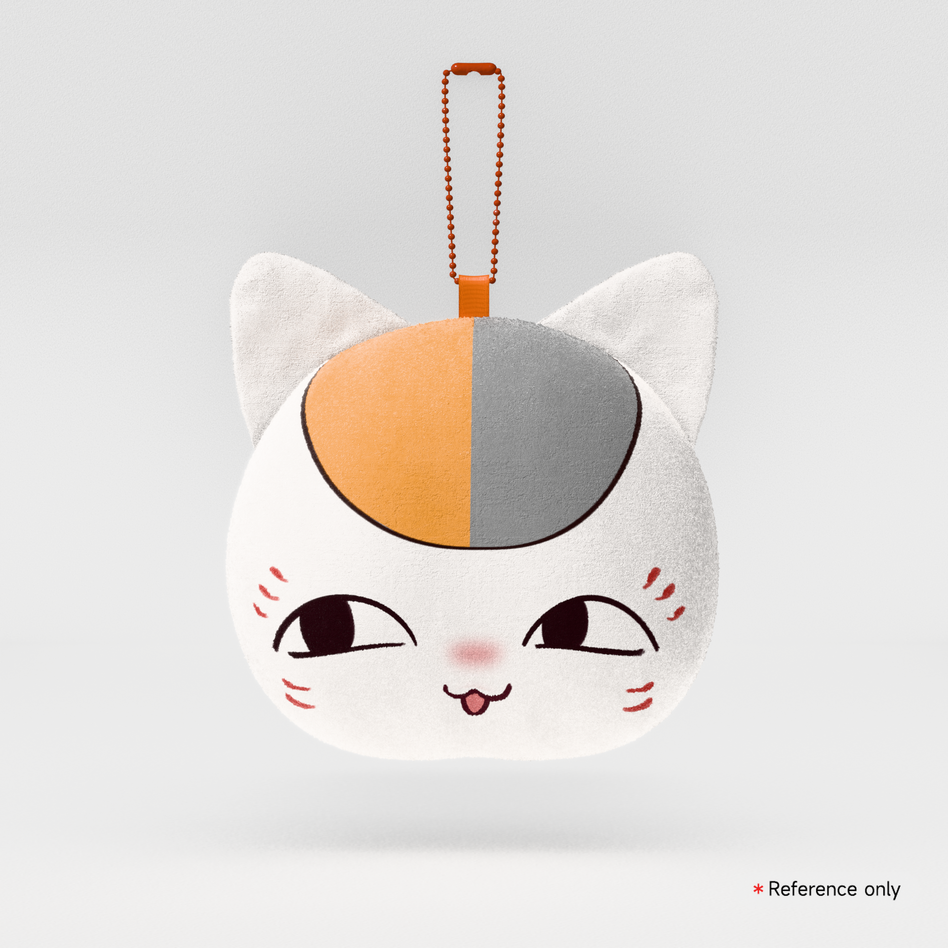 Nyanko Sensei Mochi Face Plush Keychain