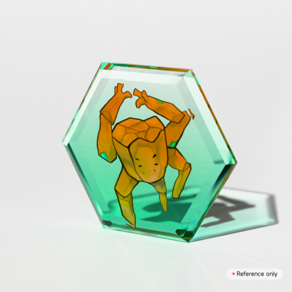 Rocky in ball (Mini Gemstone Acrylic)