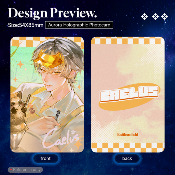 Caelus - Diner Aurora Holographic Photocard