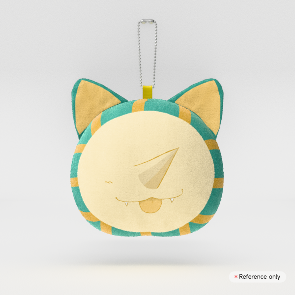 Tenna Sphinx Face Plush Keychain