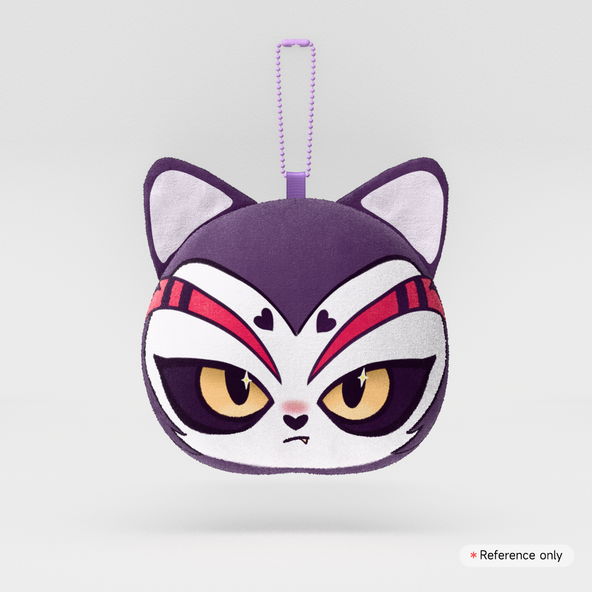 Husk Mochi Face Plush Keychain
