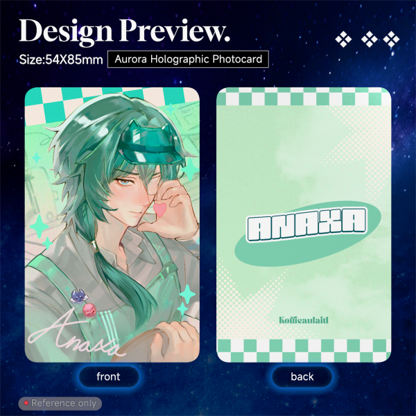 Anaxa - Diner Aurora Holographic Photocard