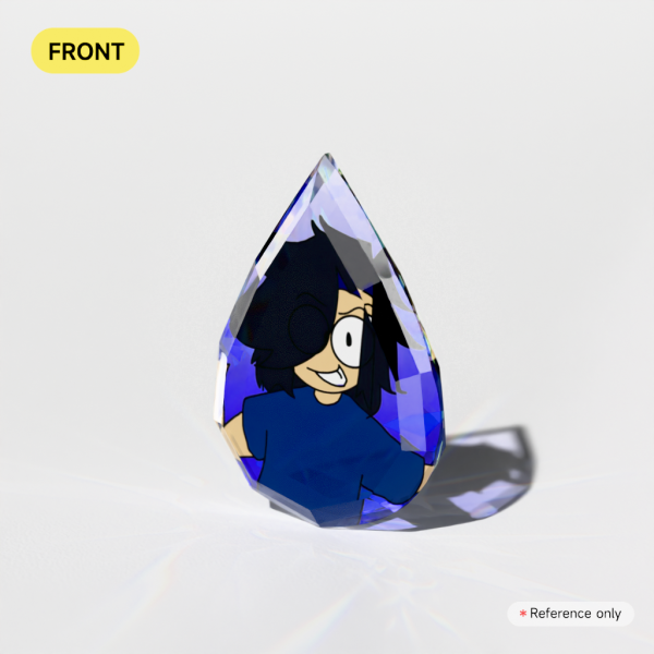 VR!N Broken Glass Gemstone Acrylic Blocks