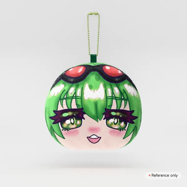 Gumi Mochi Face Plush Keychain
