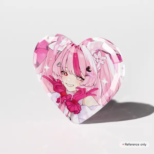 Mofutari Megumi 2.0 Debut Heart Gemstone Thick Acrylic Block