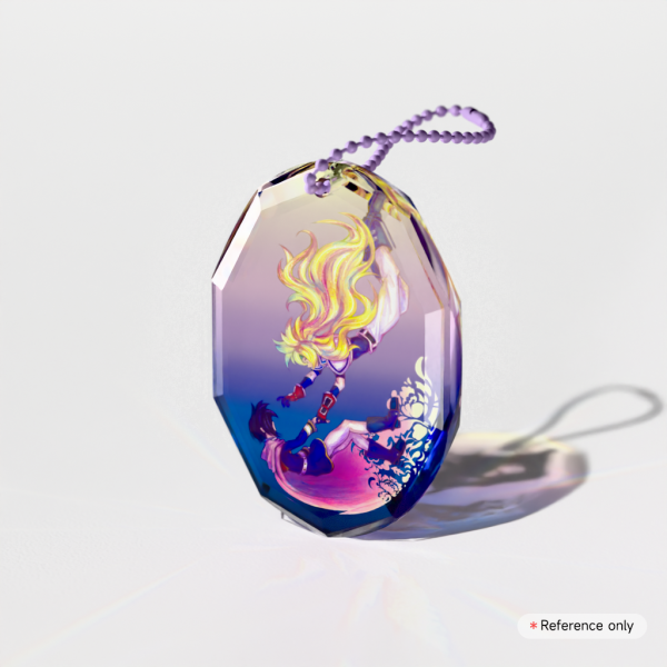 Stahn & Leon Gemstone Acrylic Block Keychain