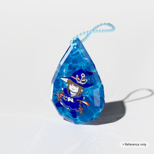 Wadanohara Gemstone Keychain