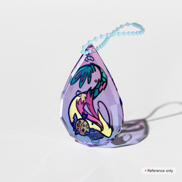 Milotic and Feebas Keychain