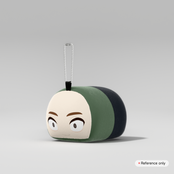 Bald G3N Mochikororin Plush Keychain