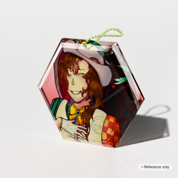 S11 HermitCraft SmallishBeans - Gemstone Thick Acrylic Block Keychains