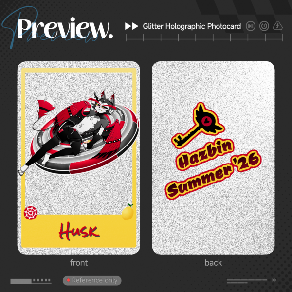 Summer '26 Husk Glitter Holographic Photocard
