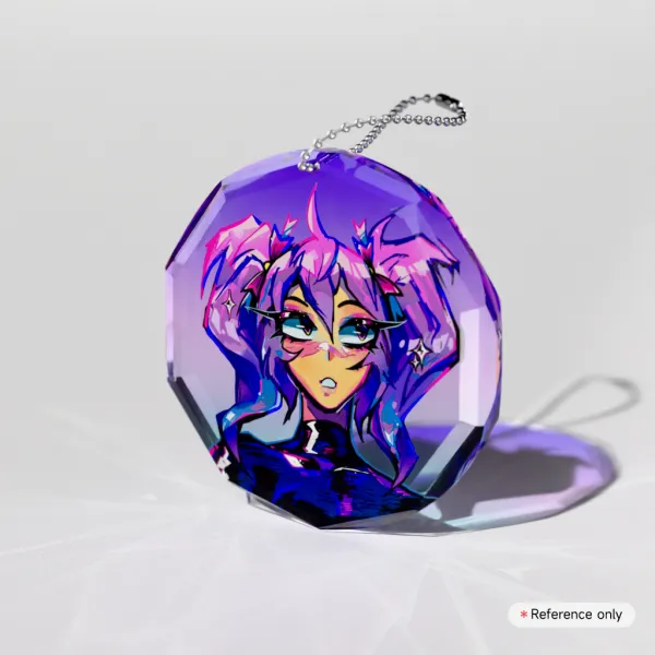 Diamond Cut Woomi Keychain