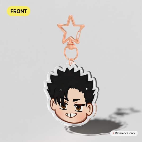 HAIKYUU KEYCHAIN - Kurro Tetsuro