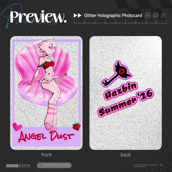 Summer '26 Angel Dust Glitter Holographic Photocard